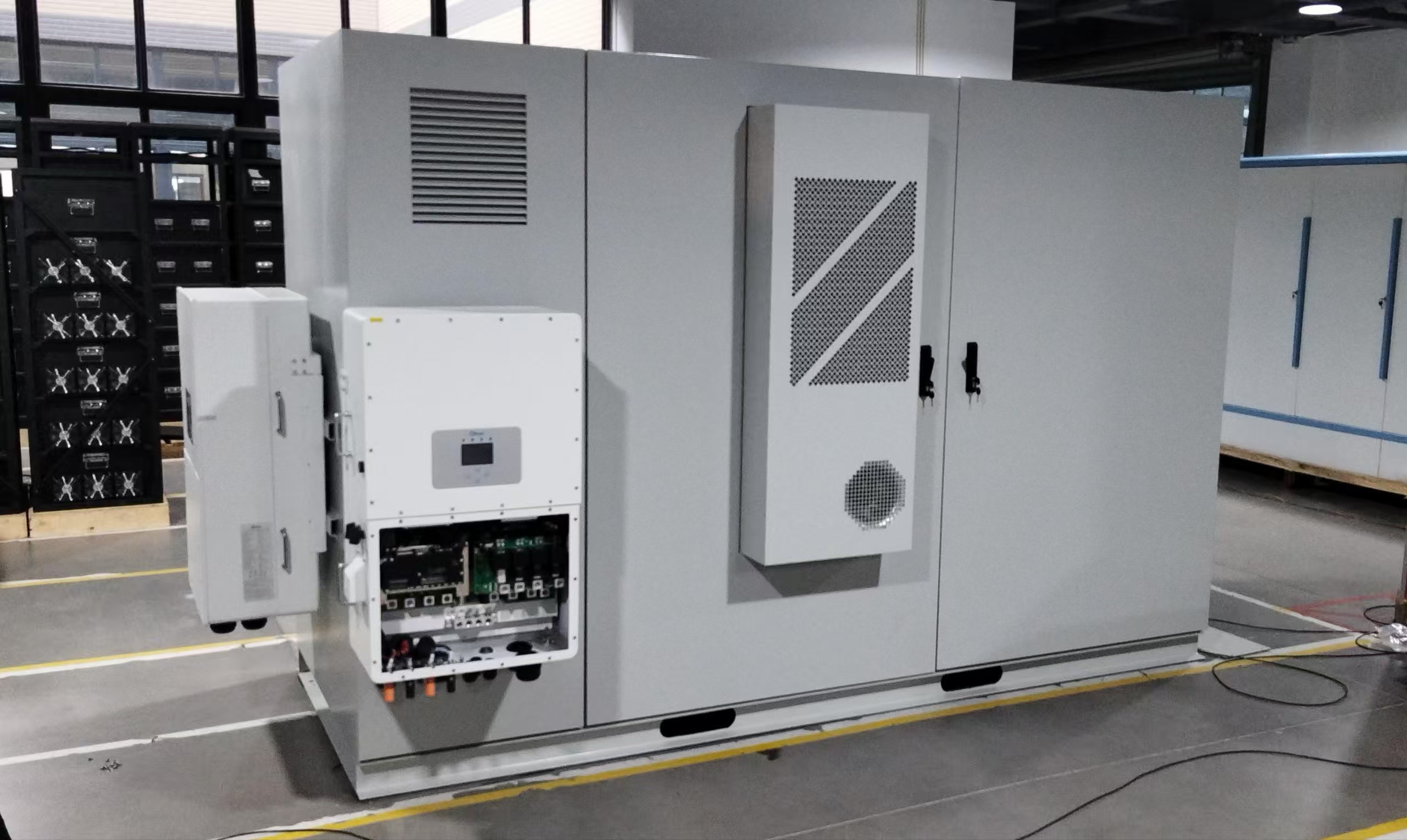 Ip54 Hybrid Liquid Cooling Cabinet 125kw 261kwh Lithium Ion Battery Industrial Commercial Energy Storage Bess System Container - Buy Product on Alibaba.com